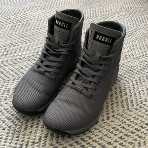 NOBULL Gray High-Top Sneakers - women’s 8